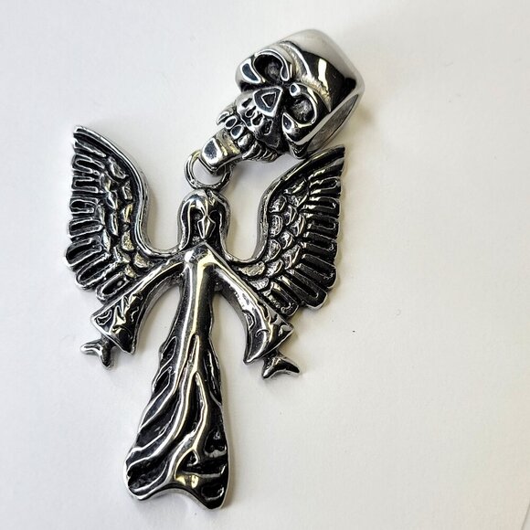 Skeleton Pendant Stainless Steel - Picture 1 of 10
